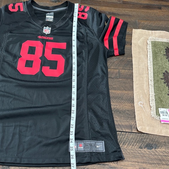 NIKE KITTLE jersey Women's Black and Red 49ers Jersey NWOT - Picture 8 of 9